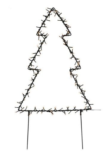 Metal juletræ 75 cm, 130 LED lys (780-041)