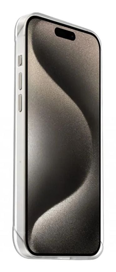 JustMobile PC-1561PSFF, Etui, Apple, iPhone 15 Pro, 15,5 cm (6.1"), Gjennomsiktig