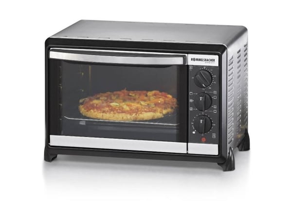 Rommelsbacher BG 1055/E, 18 L, Musta, Ruostumaton teräs, Rotaatio, Ruostumaton teräs, 3 hyllyä, 60 min