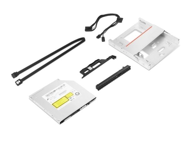 Lenovo - Platestasjon - DVD±RW / DVD-RAM - Serial ATA - intern - 5,25" Slim Line - sølv - for ThinkPad L15 Gen 4 21H3; T16 Gen 4 21QN; ThinkStation...