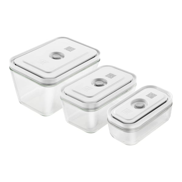 ZWILLING FRESH & SAVE, Laatikko, Suorakulmainen, Harmaa, Läpinäkyvä, Lasi, 180 °C, -20 - 180 °C
