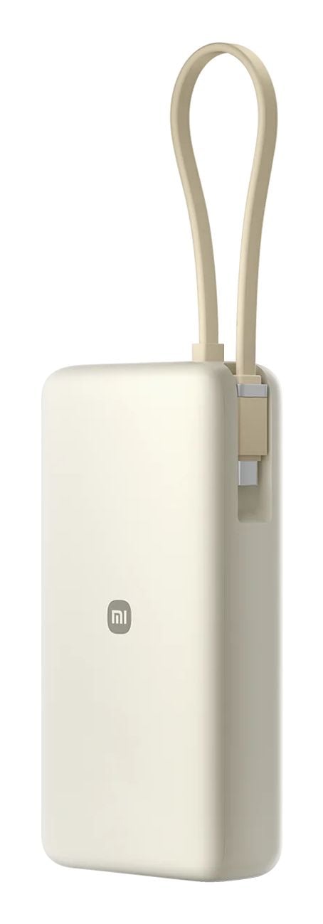 Xiaomi PB2067 - Strømbank - integrated cable - 20000 mAh - 74.37 Wh - 67 watt - 3.25 A - Fast Charge, QC 2.0, QC 3.0, QC 3.5, PD 2.0, Power Deliver...