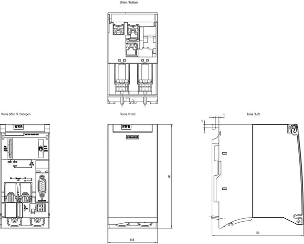 Siemens 6GK7543-1MX00-0XE0, CE, REACH, 147 mm, 65 mm, 5 mm, 110 mm, 356 g