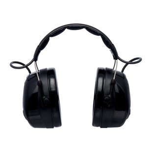3M Peltor ProTac III MT13H221A - Hodetelefoner - hodebånd - loddrett - kablet - 3,5 mm jakk - lydisolerende - svart