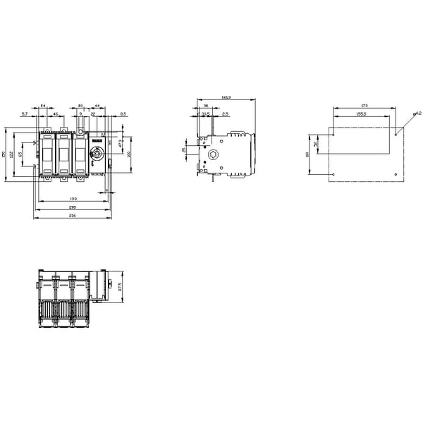 Siemens 3KF2316-4RF11, IP00, 1 styck, 2,91 kg, 200 mm, 290 mm, 175 mm