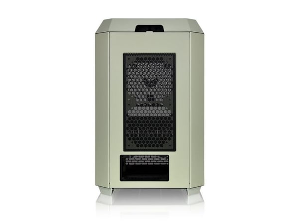 Thermaltake The Tower 300 - Mikrotårn - mini ITX / micro ATX - sidepanel med vindu (herdet glass) - ingen strømforsyning - matcha-grønn - USB/lyd