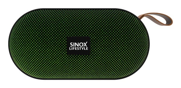 Sinox Sonitus Travel -kaiutin 5 W Bluetooth, vihreä
