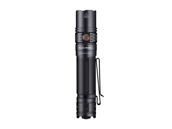 Fenix PD36R V2.0, Käsikokoinen taskulamppu, Musta, Alumiini, 1,5 m, IP68, LED