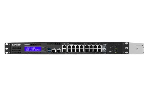 QNAP QGD-1602P administrert PoE++-svitsj 8x 2.5GbE, 8x 1GbE, 2x 10GbE SFP+