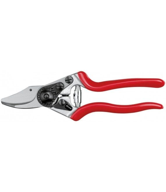 Felco 6, Ohisyöttö, Alumiini, Punainen, Terästä, Ruostumaton teräs, 195 mm
