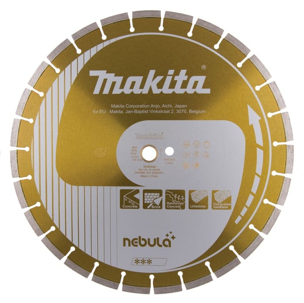 Makita B-54069 timanttikatkaisulaikka 400 mm, 25,4 mm EK8100WS:lle, Nebula