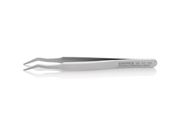 Knipex 92 01 02, Rustfritt stål, Rustfritt stål, Flat, Buet, 15 g, 10 mm