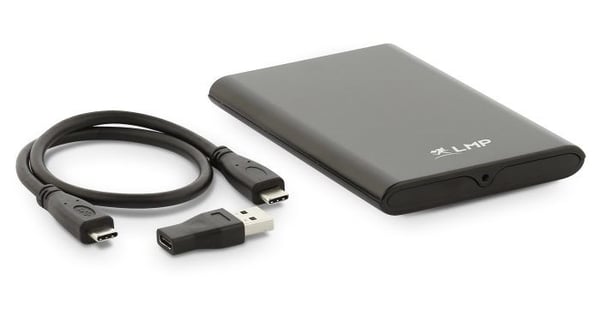 LMP 16117, HDD/SSD-kabinett, 2.5", SATA, 0,52 Gbit/s, USB-tilkobling, Sort