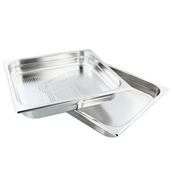 Electrolux E9OOGC23, Dampbeholder, Universell, Rustfritt stål, Ovn, Rustfritt stål, Rektangulær