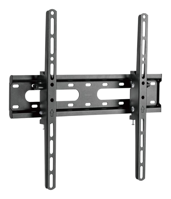 DELTACO - Monteringssats (väggfäste) - för böjd/platt panel - tilt, 45 kg - svart - skärmstorlek: 32"-70"