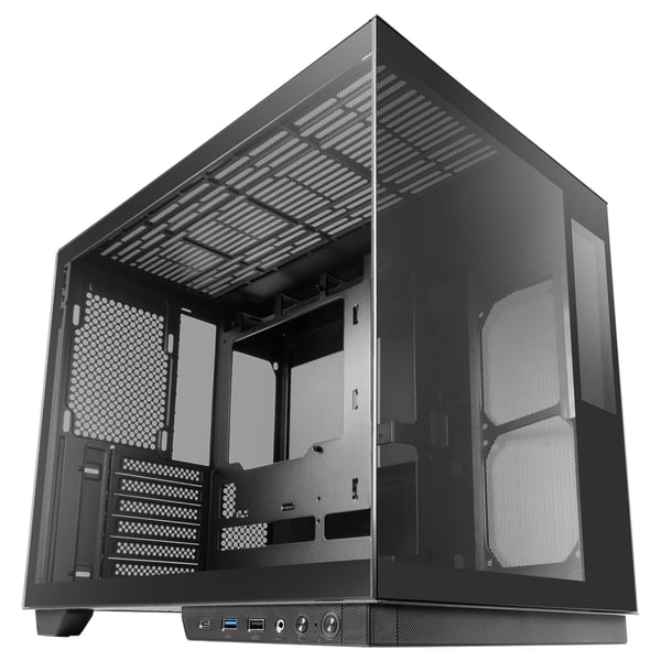 Mars Gaming MCMIRAGE, Midi Tower, PC, Svart, ATX, micro ATX, Mini-ITX, Härdat glas, Spela