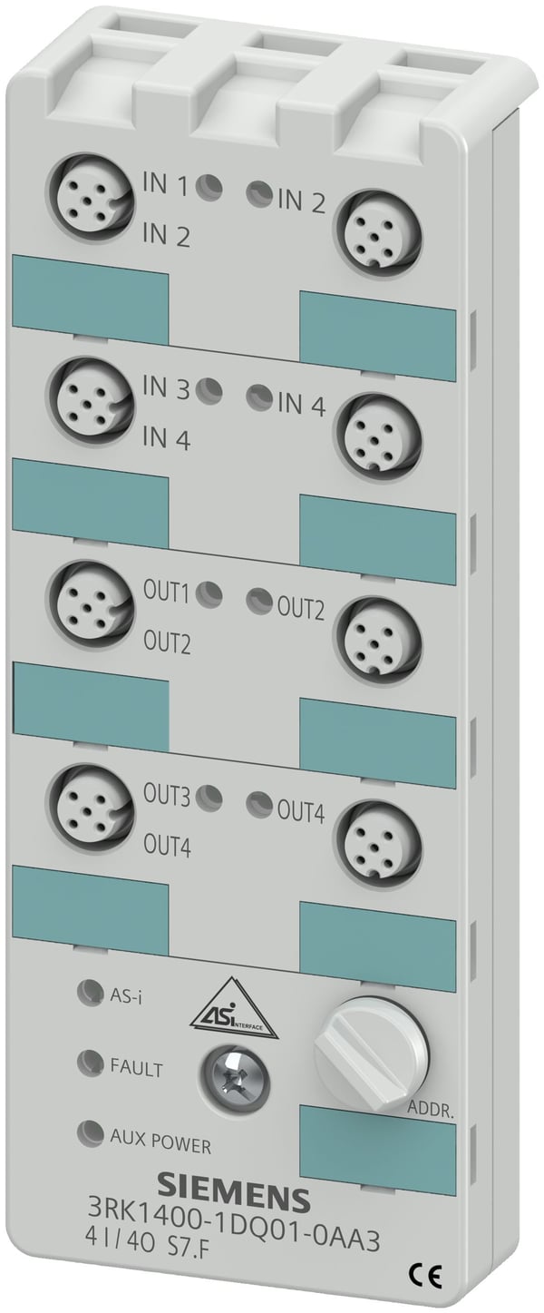 Siemens 3RK1400-1DQ01-0AA3 SPS-Kompaktmodul 24 V/DC, 1 A, 152 mm, 191 g, 175 mm, 75 mm, 45 mm