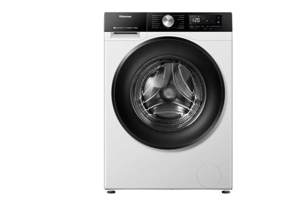 Hisense WD3S8043BW3 - Vaskemaskin/tørker - Wi-Fi - bredde: 59.5 cm - dybde: 51 cm - høyde: 84.5 cm - frontileggelse - 54 liter - 8 kg - 1400 rpm - ...