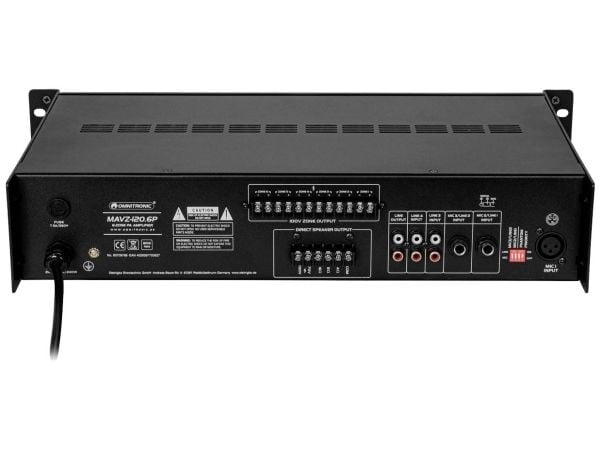 OMNITRONIC MAVZ-120.6P ELA mikserforsterker (80709788)