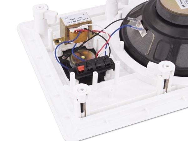 Omnitronic 80710330, 2-veis, 2.0 kanaler, Koblet med ledninger (ikke trådløs), 5 W, 100 - 15000 Hz, Hvit