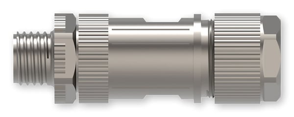 Teltonika - Elkontakt - 8-stifts M12 (hane) skruvbar - 60 V - 0.5 A