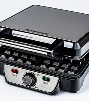 Ravanson GR-7030 vohvelirauta 4 vohvelia/vohveleita 1100 W Musta
