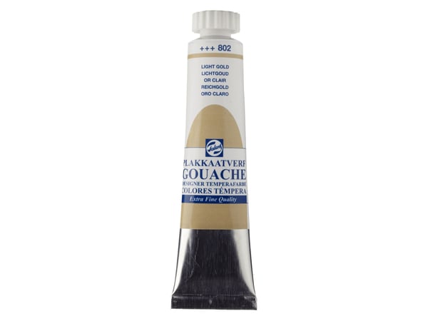 Talens Gouache Extra Fine Quality Tube 20 ml Light Gold 802