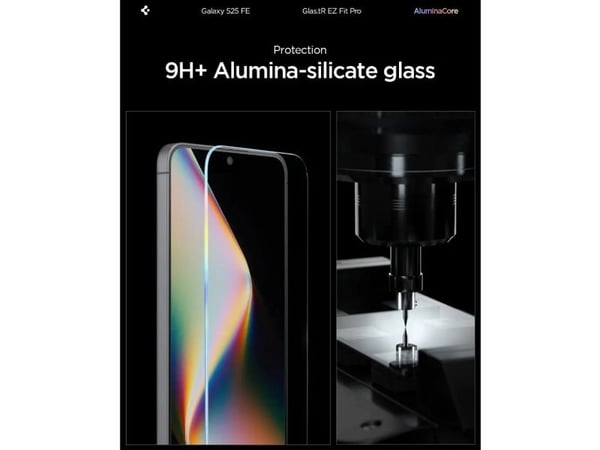 Spigen GLAS.tR EZ Fit Pro HD, Samsung, Galaxy S25 FE, Gjennomsiktig, 1 stykker