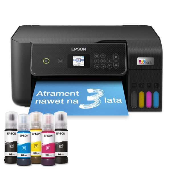 Epson EcoTank L3280 - Multifunktionsskrivare - färg - bläckstråle - ITS - A4/Legal (media) - upp till 10 sidor/minut (utskrift) - 100 ark - USB, Wi...