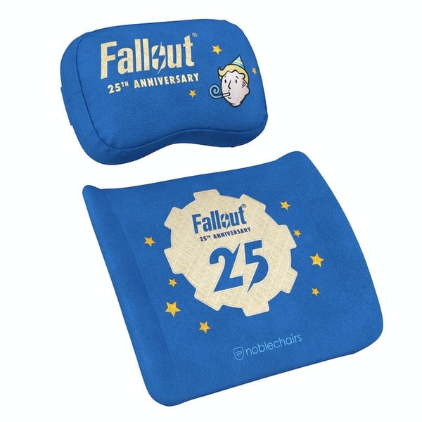 noblechairs Fallout 25th Anniversary Edition, Niskatyyny/lannetyyny, Sininen, 2 kpl