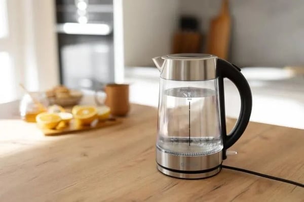 Gorenje K17GDWII, 1,7 l, 2200 W, Rostfritt stål, Glas, Vattennivå indikator, Sladdlös