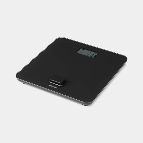 Brabantia 281341, Elektronisk personvåg, 150 kg, 100 g, Mörkgrå, kg, lb, st, Torg