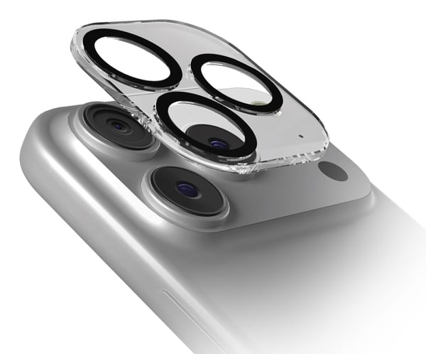SBS TED3OCAMGLIP1763P, Apple, iPhone 17 Pro, Iskunkestävä, musta, Läpinäkyvä, 1 kpl
