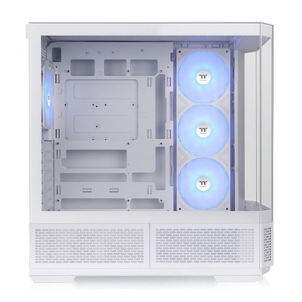 Thermaltake View 370 TG ARGB - Mid tower - ATX - genomskinlig sidopanel (härdat glas) - ingen strömförsörjning (PS/2) - snö - USB/ljud