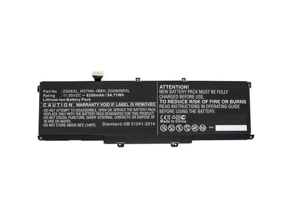 CoreParts - Batteri til bærbar PC (tilsvarer: HP HSTNN-1B8H, HP L07045-855, HP L07351-1C1, HP ZG06095XL, HP ZG06XL) - 11,55 V - litiumpolymer - 620...