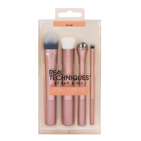 Real Techniques Prep and Prime Set for Skin Preparation and Skincare Application