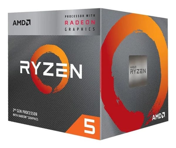 AMD Ryzen 5 3400G prosessori 4 ydintä 8 säiettä 4,2 GHz boost AM4 YD3400C5FHSBX