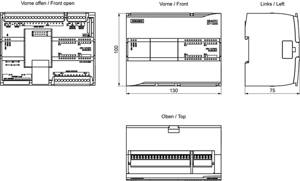 Siemens 6ES7215-1AF40-0XB0 PLC Compact -prosessori