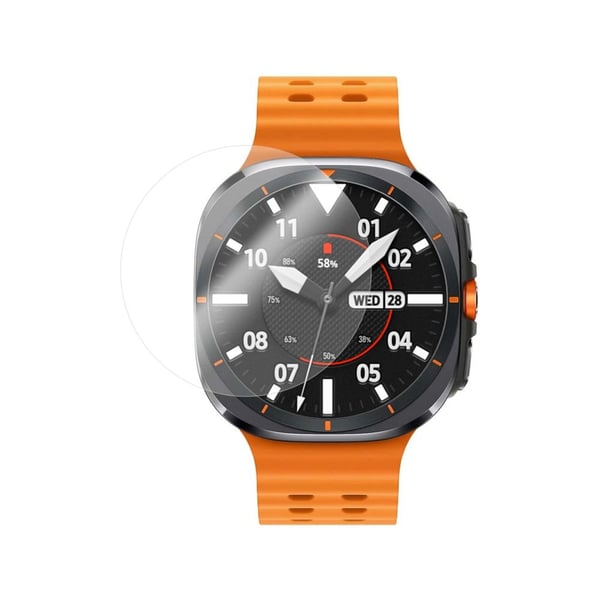 FIXED - Skjermbeskyttelse for smart armbåndsur - 47mm - 2.5D - glass - gjennomsiktig (en pakke 2) - for Samsung Galaxy Watch Ultra (47 mm)