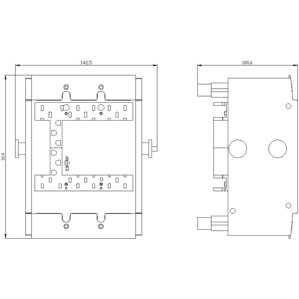 Siemens 3VA9213-0KD10 effektkontakt-tilbehør, 1 stk