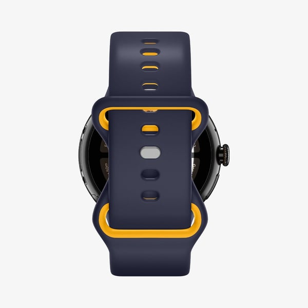 Spigen Nano Pop, Band, Smartklokke, Marineblå, Gult, Google, Pixel Watch 4 (45mm), Silikon