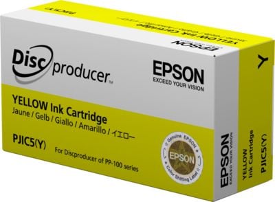 Epson Discproducer PJIC7(Y) - Gul - original - bläckpatron - för Discproducer PP-100, PP-100AP, PP-100II, PP-100IIBD, PP-100III, PP-100N, PP-100NII
