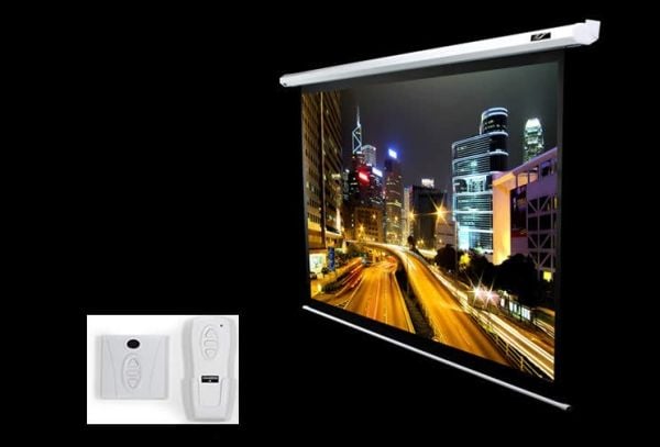 Elite Screens Spectrum, Moottoroitu, 2,16 m (85"), 183,1 cm, 114,4 cm, 16:10, Valkoinen