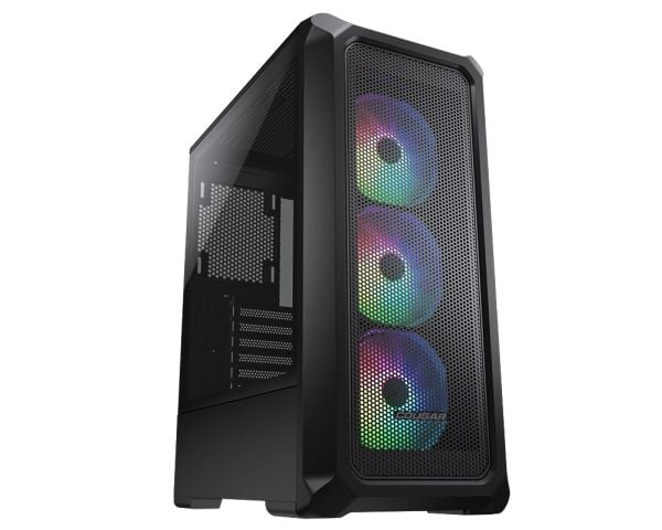 Cougar Archon 2 RGB - Miditower - ATX - ingen strömförsörjning - Svart - USB/Ljud