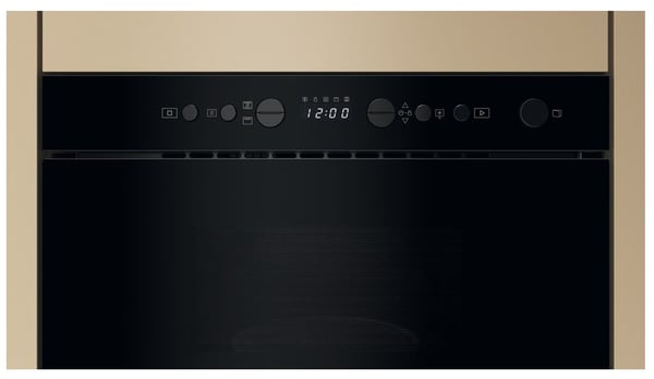 Whirlpool WMN14BB, Kiinteä, Grillimikroaaltouuni, 22 L, 750 W, Sisäänrakennettu näyttö, LCD