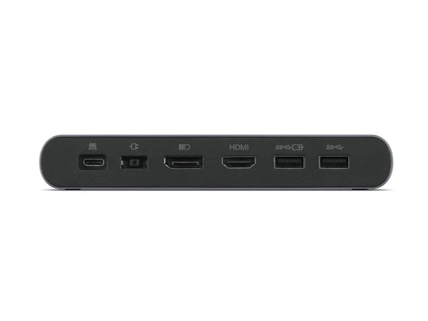 Lenovo USB-C Universal Business Dock, Koblet med ledninger (ikke trådløs), 2 x USB 3.2 Gen 2 (3.1 Gen 2) Type-C, Grå, 3840 x 2160 piksler, 60 Hz, K...