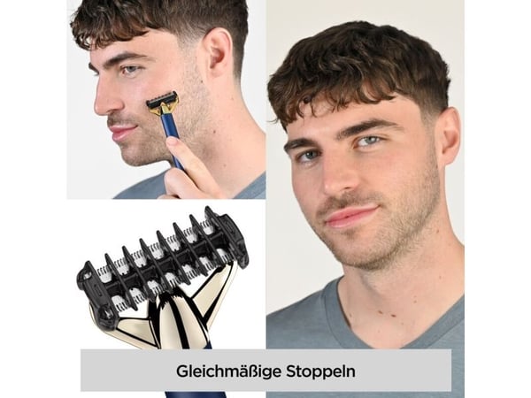 BaByliss Super- X Metal X-Blade, Folierakapparat, Blå, Metall, Titan, Knappar, 1 mm