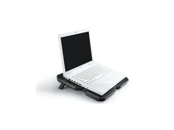 Deepcool Multi Core X6 - Fläkt till bärbar dator/notebook - 15.6" - 100 mm/140 mm - svart