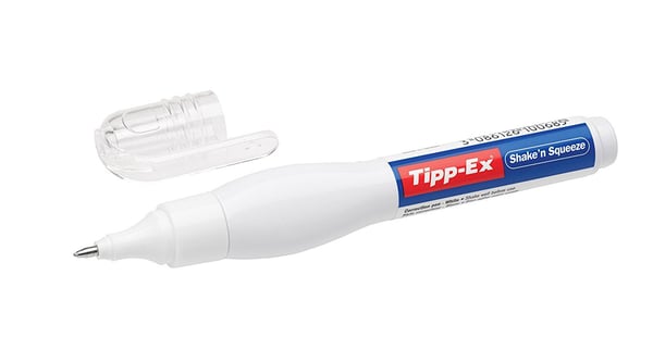 Eraser tipp-ex 8 shake´n squeeze, 8 ml