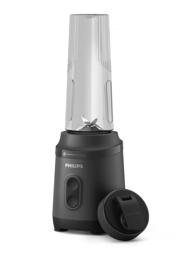 Philips Opal HR2672/00 -tehosekoittimet, Pöydällä pidettävä tehosekoitin, Jäänmurskaus, 350 W, Musta